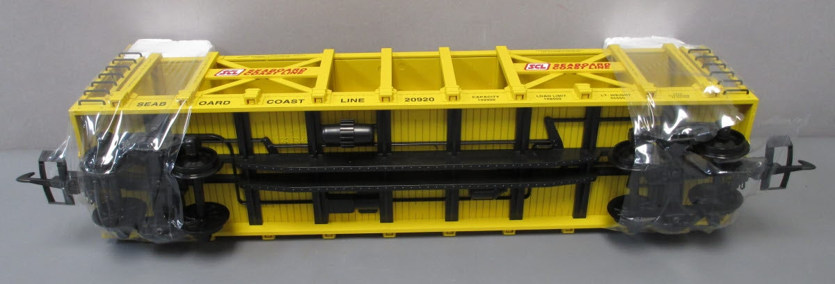 USA Trains 17222 G Seaboard Coast Line Double-Deck Auto Rack #20920 Yellow