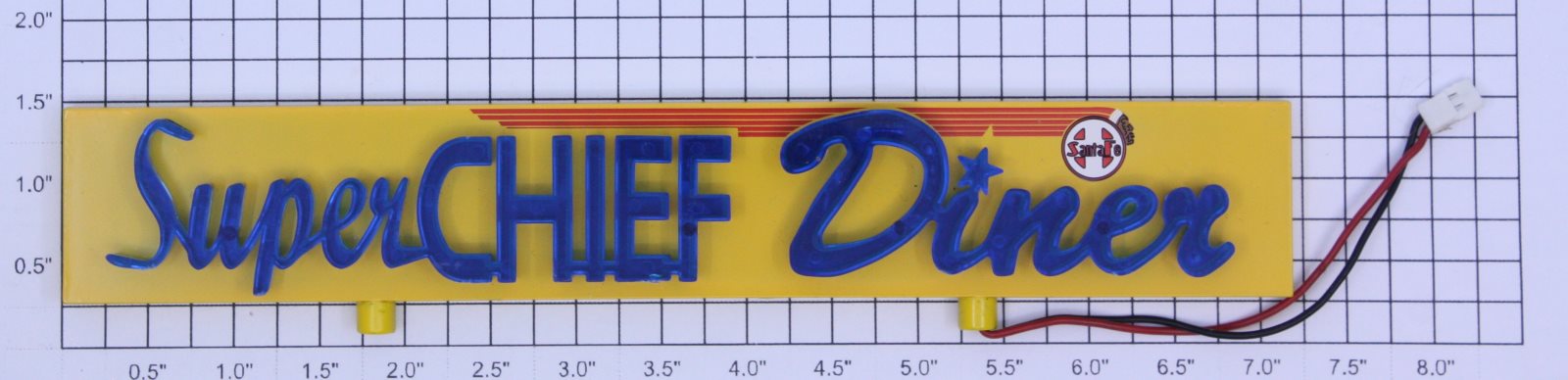 K-Line K42440-X001 Super Chief Diner Sign