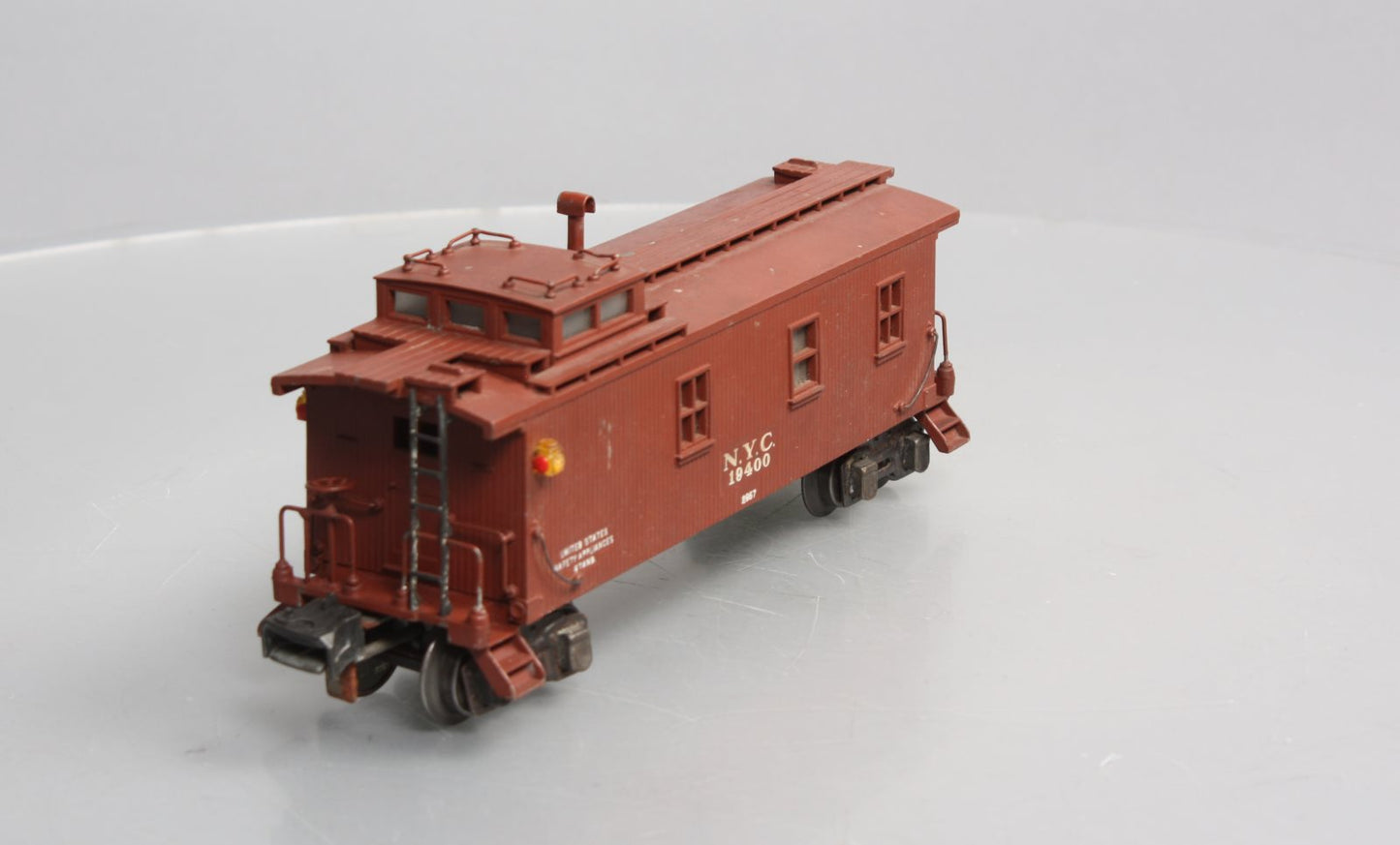 Lionel 2957 Vintage O Prewar New York Central Die-Cast Metal Illuminated Caboose