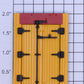 K-Line K641-01-02 Orange and Red Doors with Frame