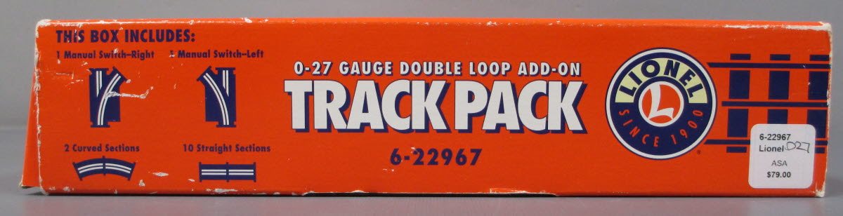 Lionel 6-22967 O27 Double Loop Add-On Track Pack