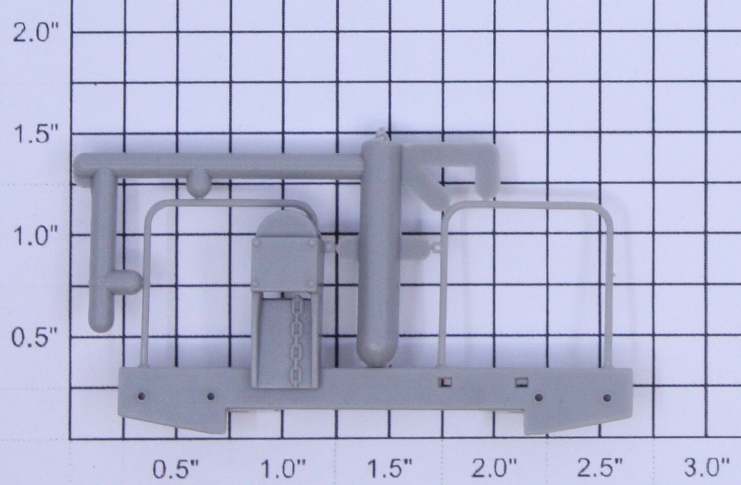 K-Line K616-EX010A Unpainted Caboose End Rail