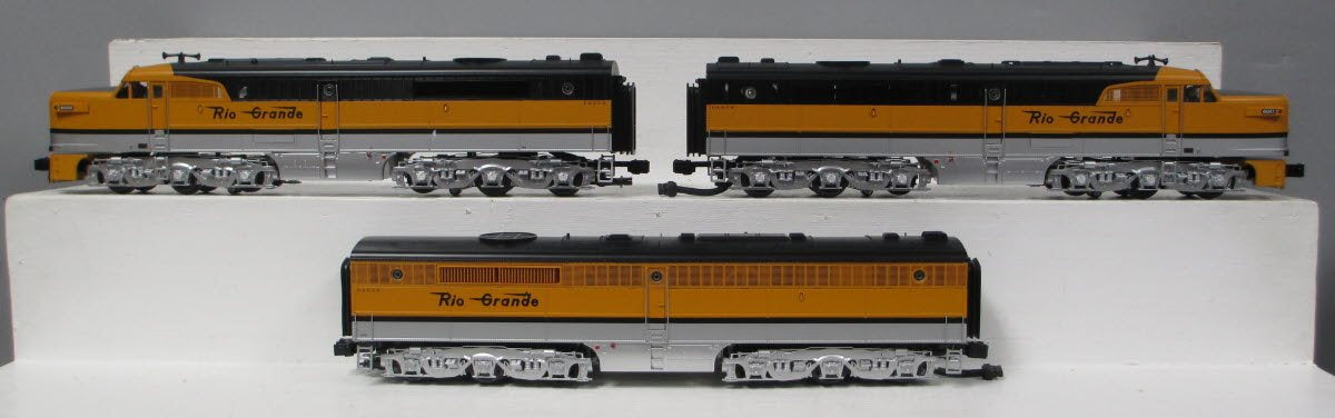 MTH 20-2969-1 D&RGW Alco PA ABA Diesel Engine Set w/PS2 #6904/6905/6904B