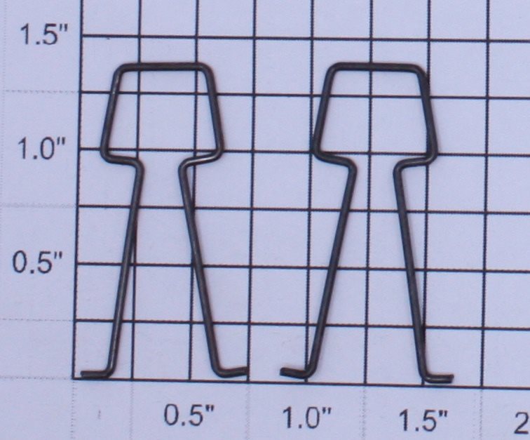 K-Line K639104-M004 Clips for Tank Banks (Pack of 2)