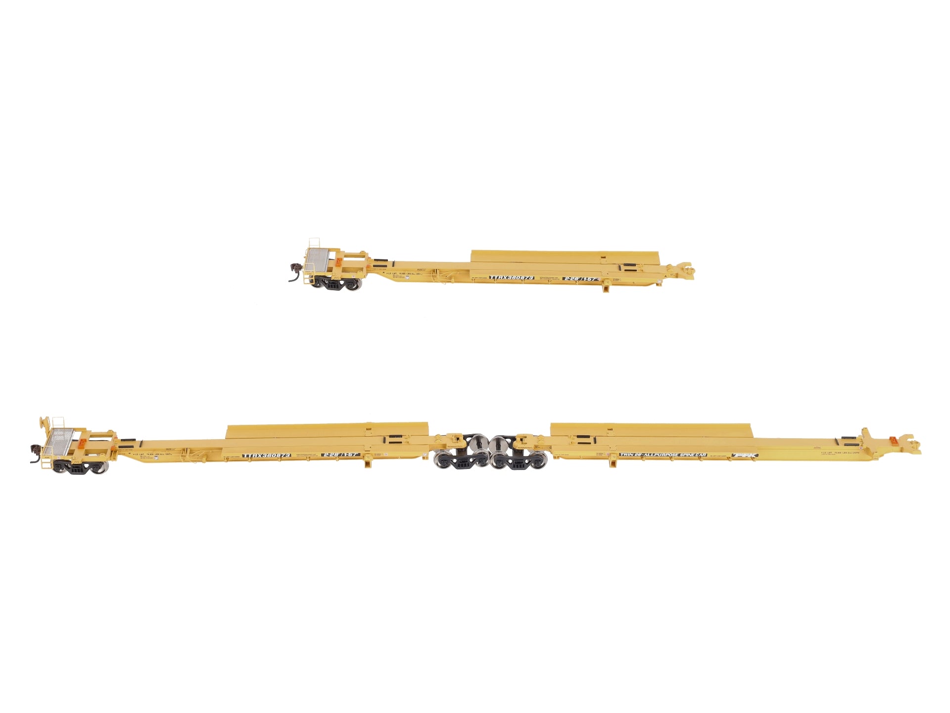 Athearn 28917 HO TTRX 57' All Purpose Spine Car #360873