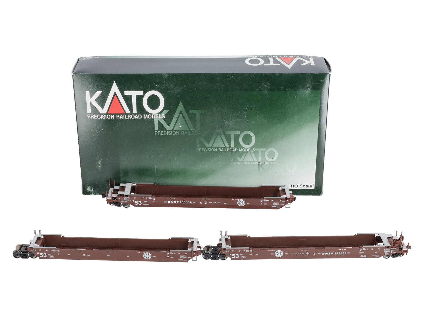 Kato 30-9012 HO BNSF Maxi IV Well Car #253539