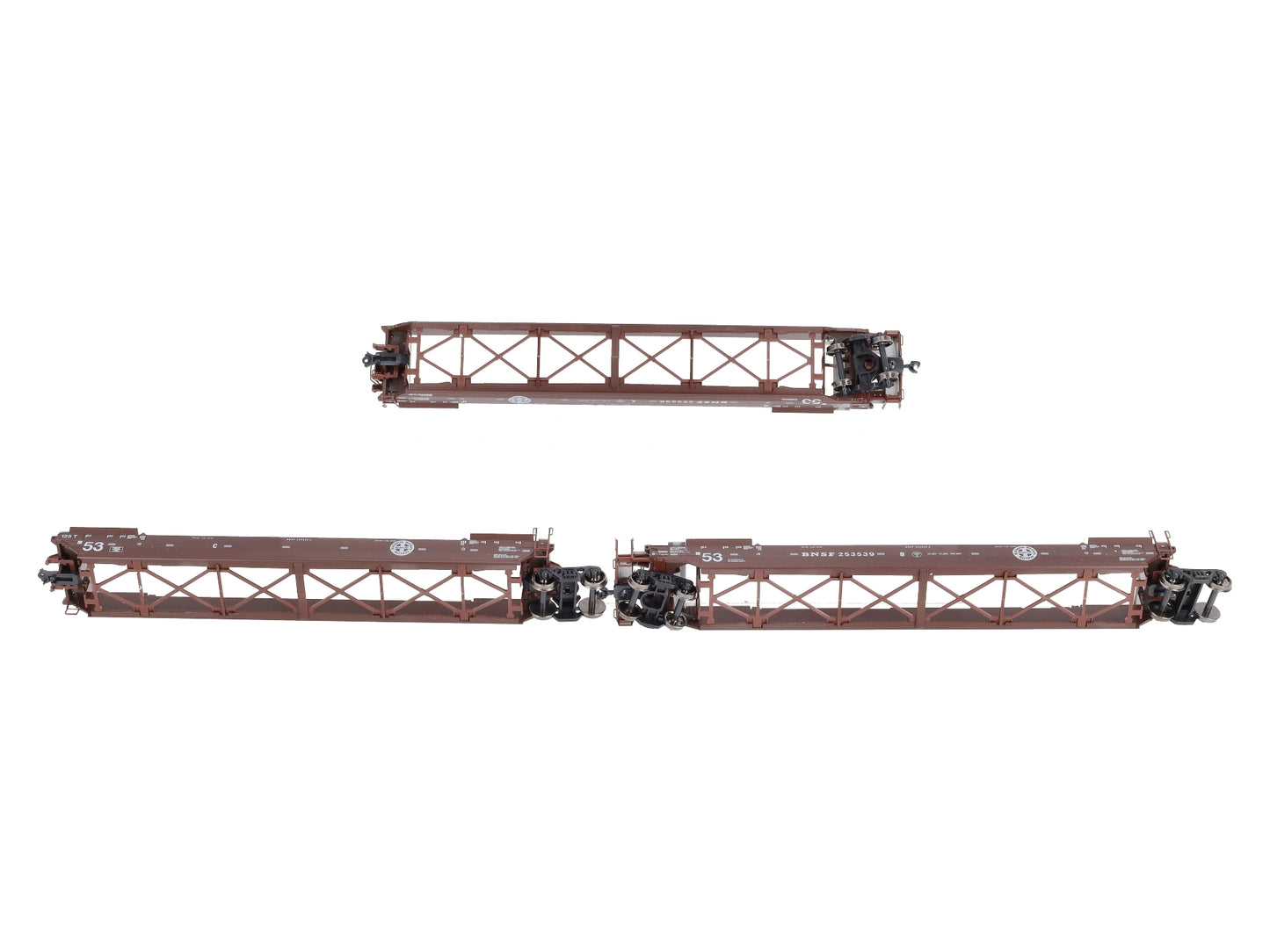 Kato 30-9012 HO BNSF Maxi IV Well Car #253539