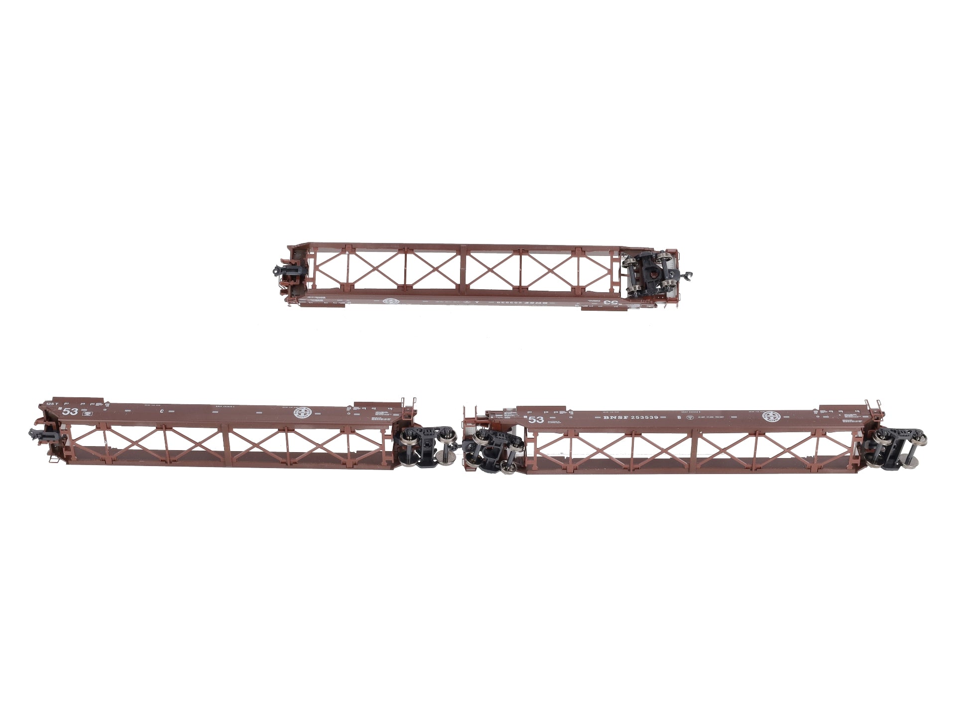 Kato 30-9012 HO BNSF Maxi IV Well Car #253539
