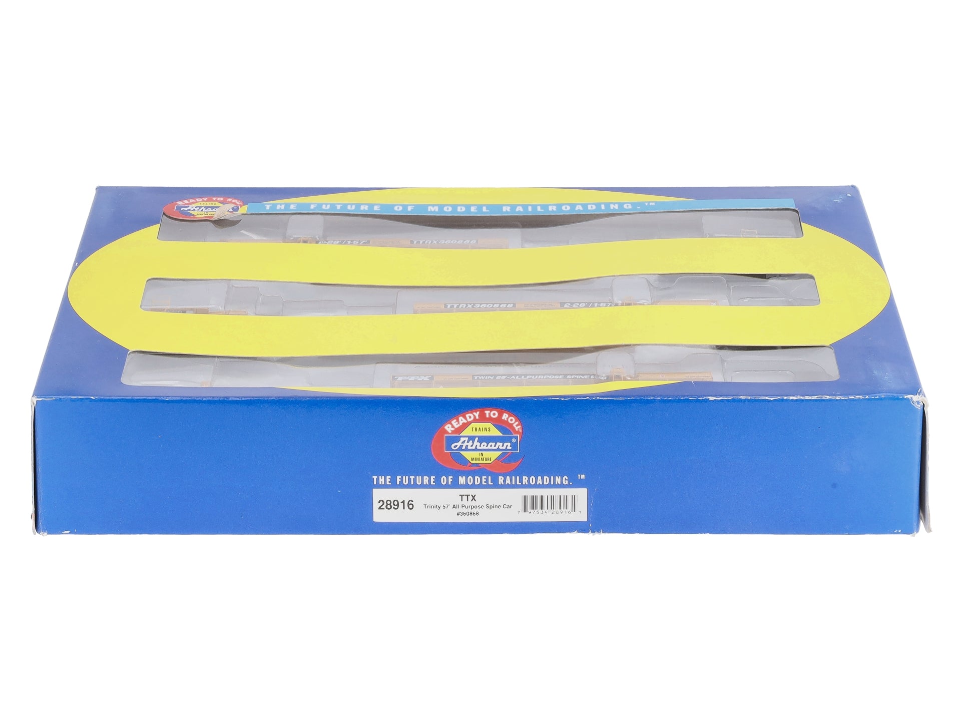 Athearn 28916 TTRX 57' All Purpose Spine Car #360868