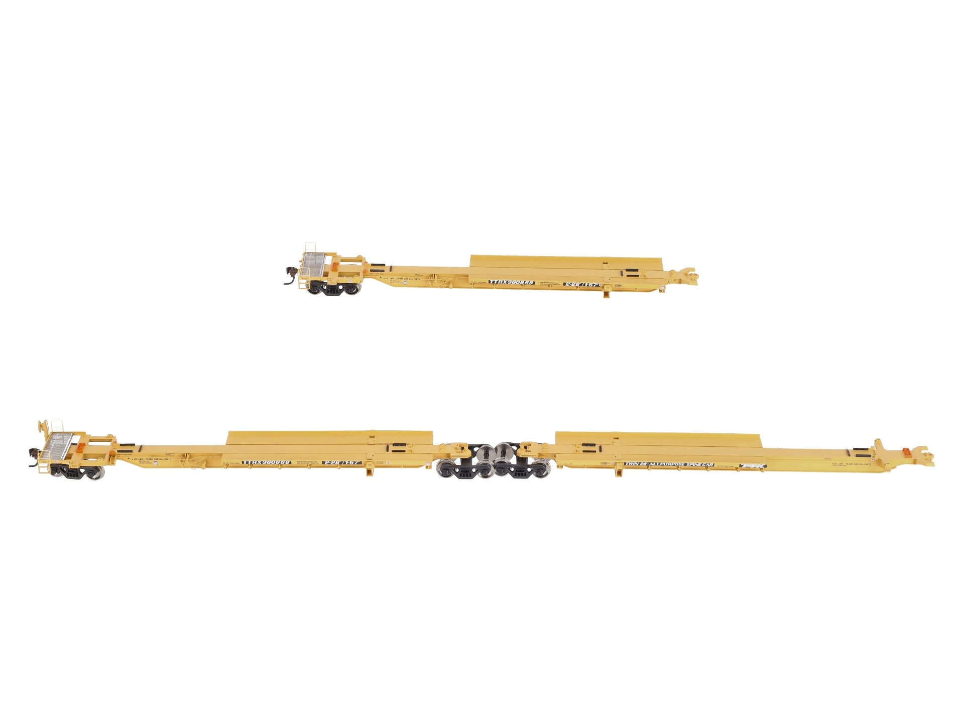 Athearn 28916 TTRX 57' All Purpose Spine Car #360868