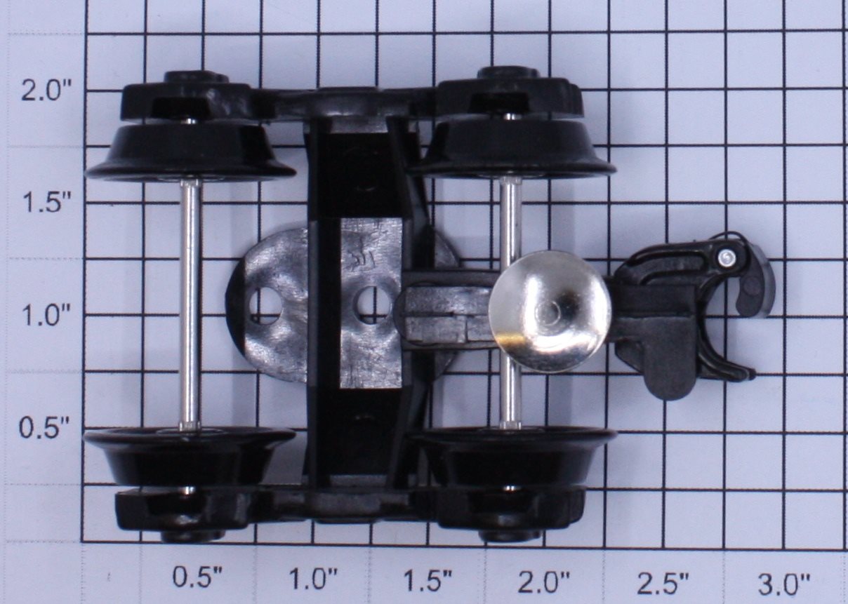 K-Line K5000-1X Plastic 4-Wheel Coupler Truck