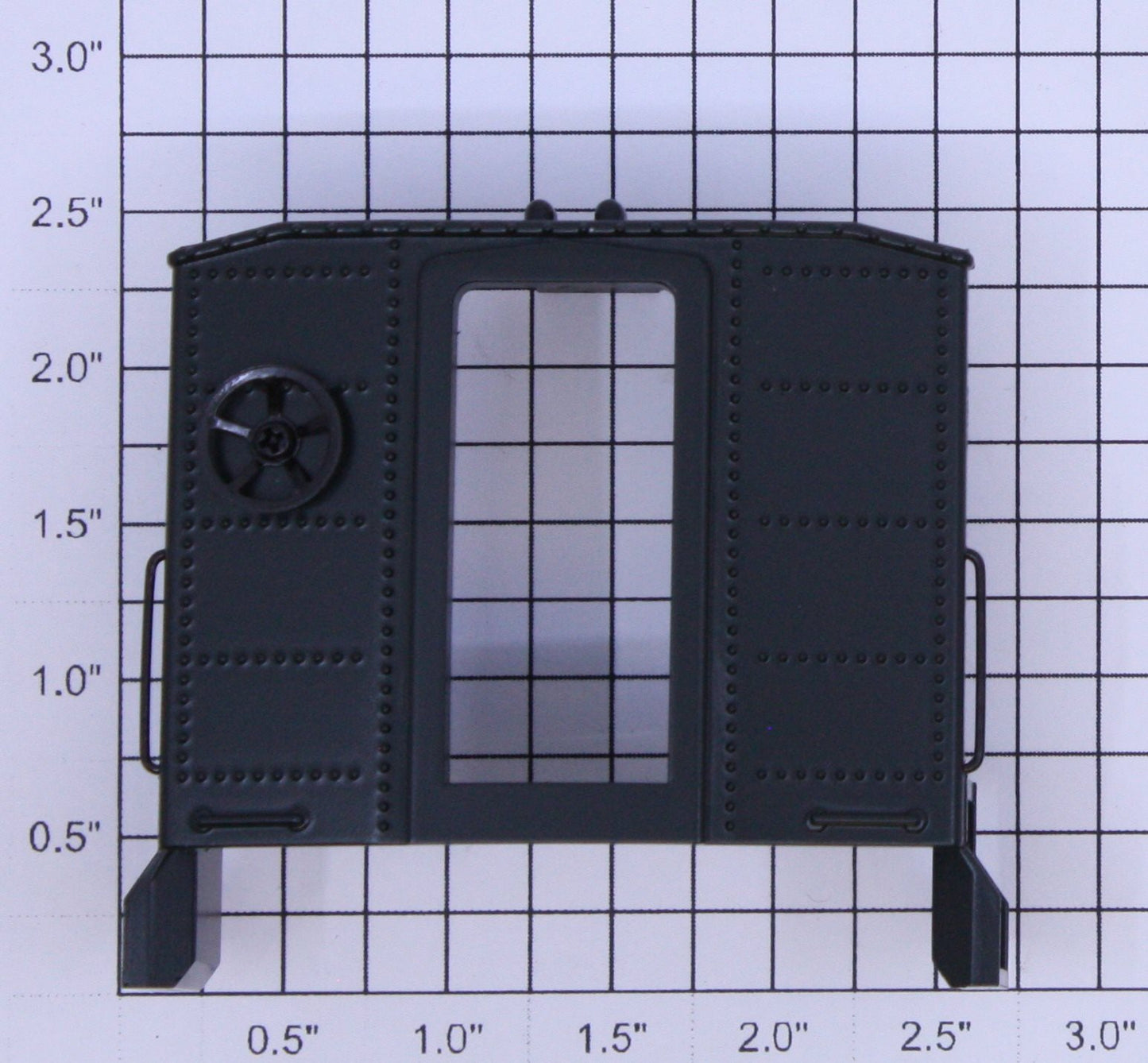 K-Line K4880G PRR Dark Green Painted Passenger Car Vestibule with Brake Wheel
