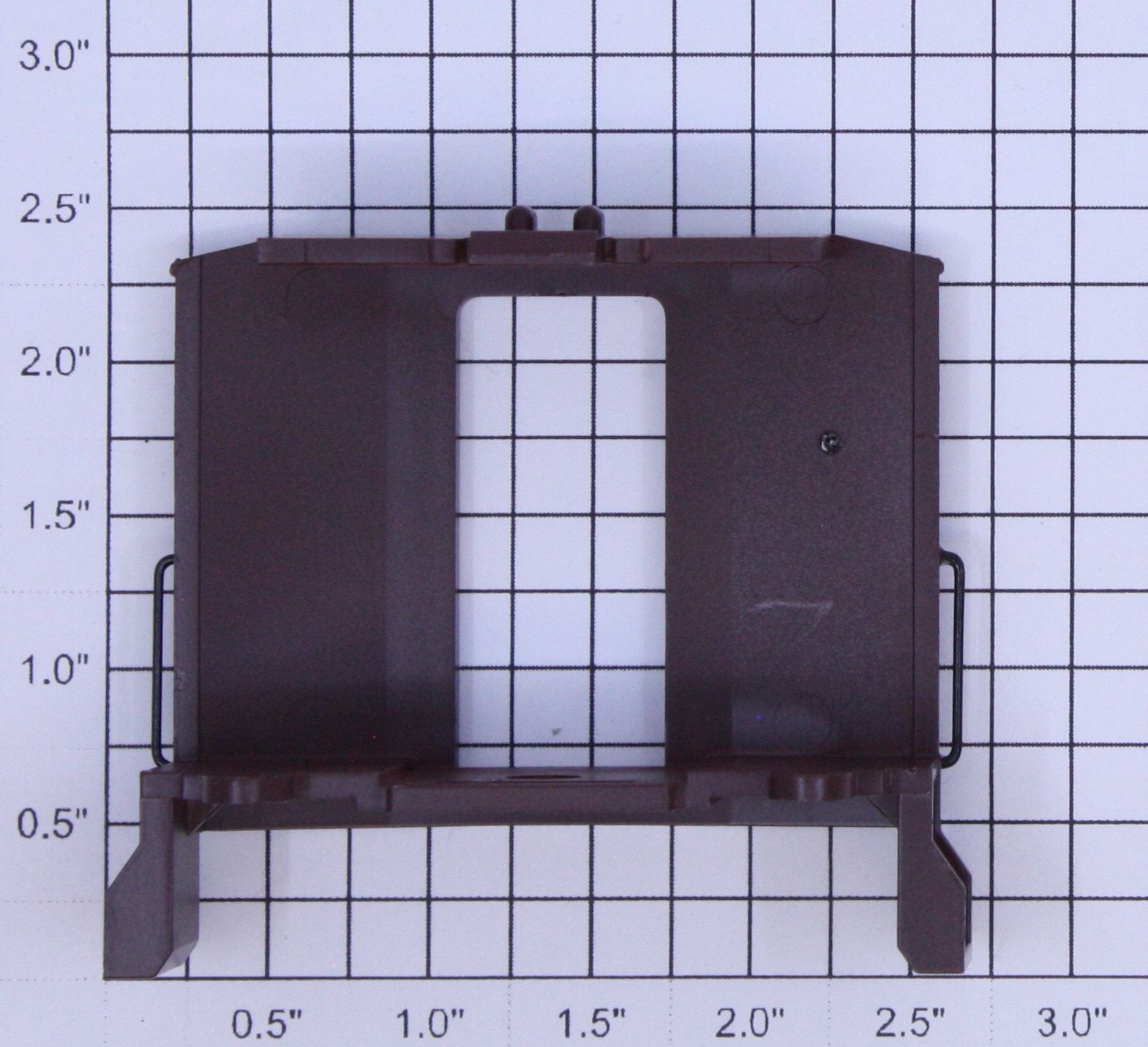 K-Line K4880B PRR Brown Painted Passenger Car Vestibule with Brake Wheel