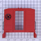 K-Line K4880B PRR Red Painted Passenger Car Vestibule with Brake Wheel