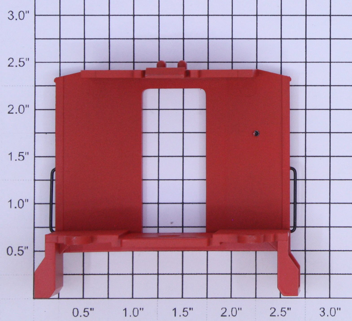 K-Line K4880B PRR Red Painted Passenger Car Vestibule with Brake Wheel