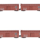 Broadway Limited 3404 N NYC 40' Steel Boxcar with Dreadnaught Ends (Set of 4)