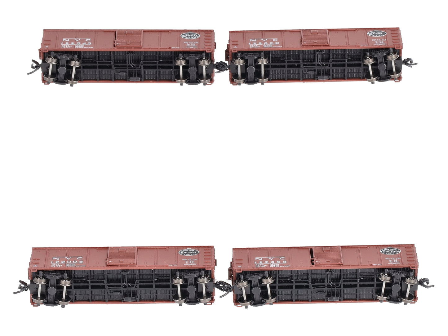 Broadway Limited 3404 N NYC 40' Steel Boxcar with Dreadnaught Ends (Set of 4)