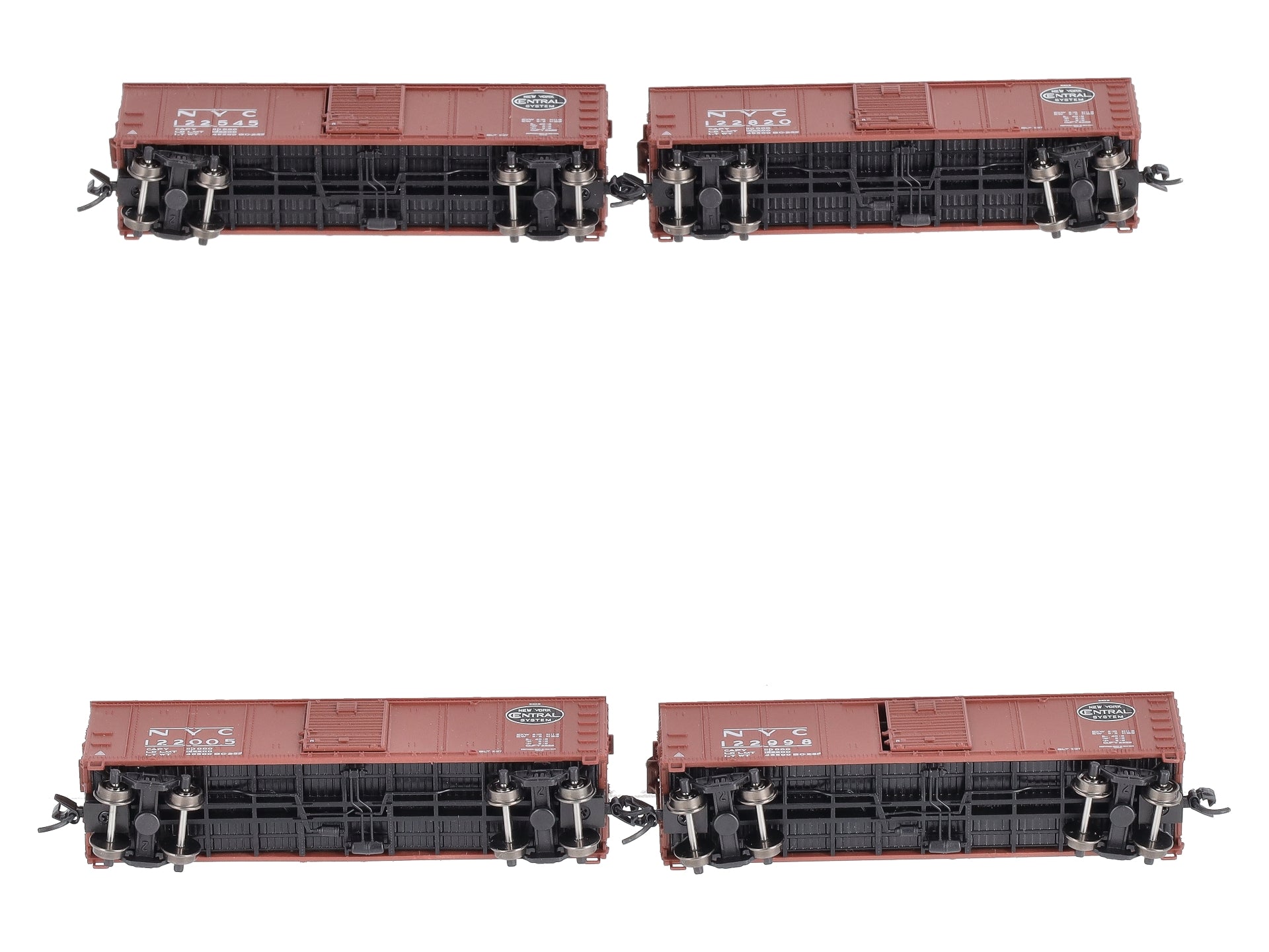 Broadway Limited 3404 N NYC 40' Steel Boxcar with Dreadnaught Ends (Set of 4)