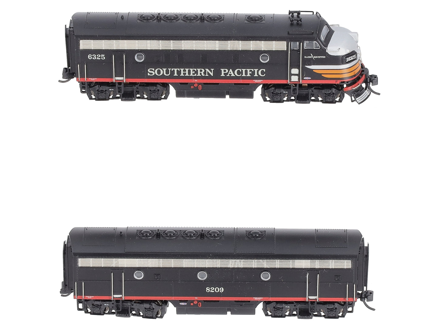 Broadway Limited 3811 N Southern Pacific EMD F7 A/B Diesel Locomotive #6325/8209