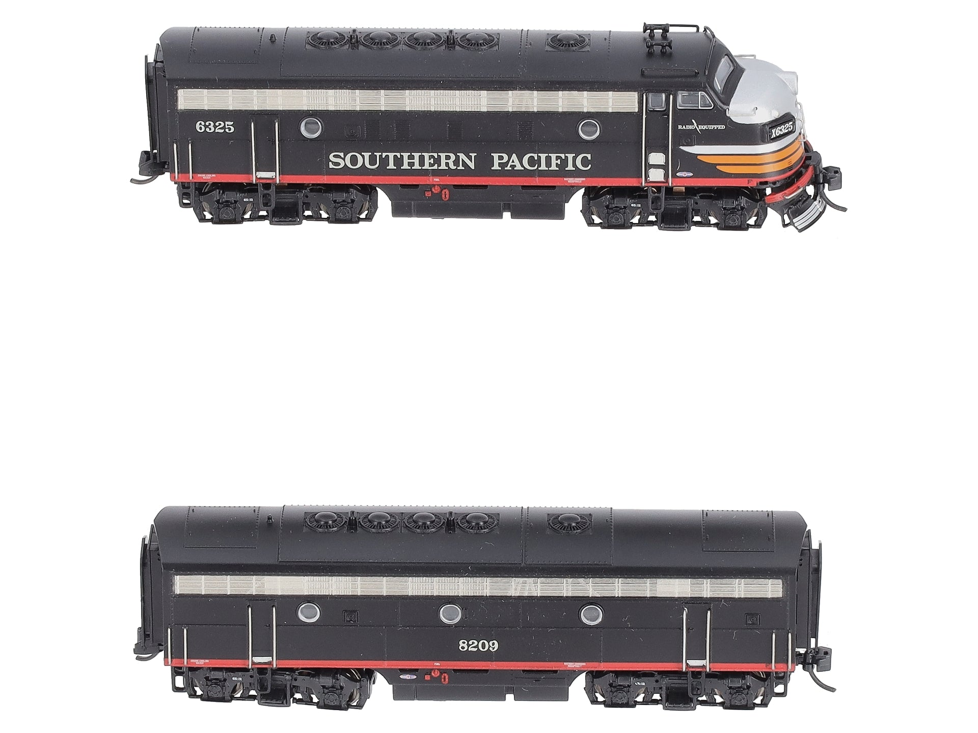 Broadway Limited 3811 N Southern Pacific EMD F7 A/B Diesel Locomotive #6325/8209