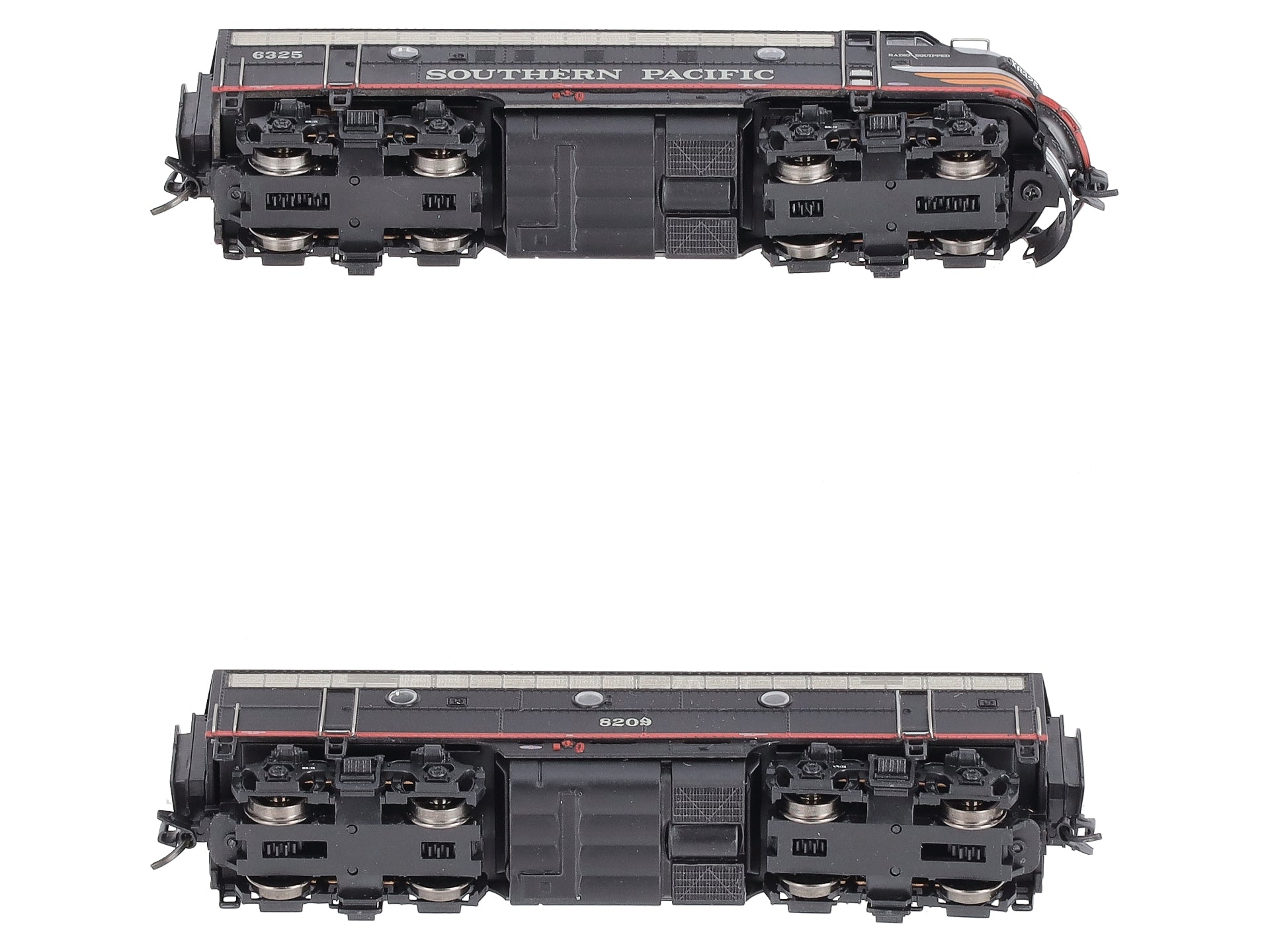 Broadway Limited 3811 N Southern Pacific EMD F7 A/B Diesel Locomotive #6325/8209