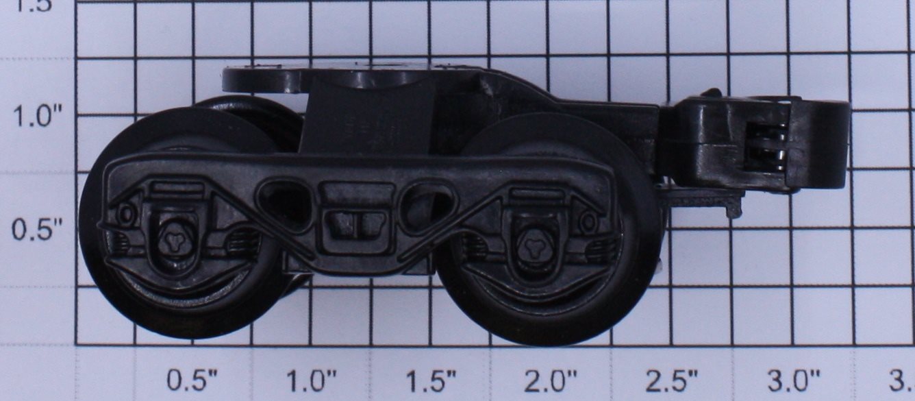 K-Line K5000-1X Plastic 4-Wheel Coupler Truck
