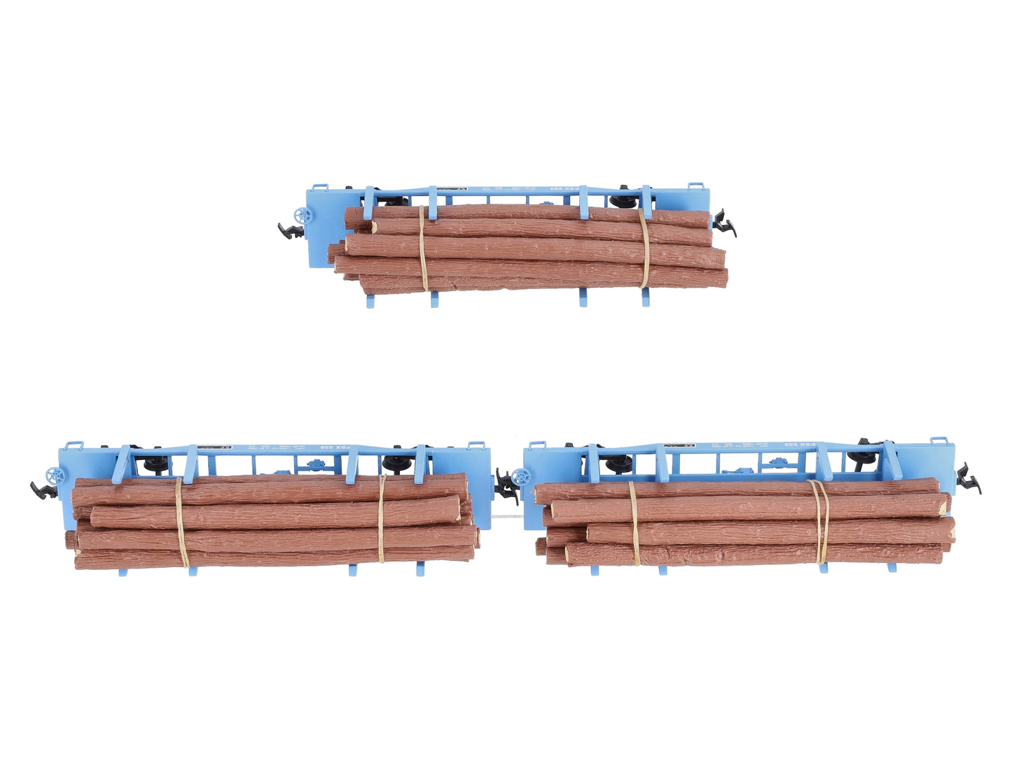 Walthers 932-34004 HO Georgia Pacific 45' Logging Flat Cars (Set of 3)