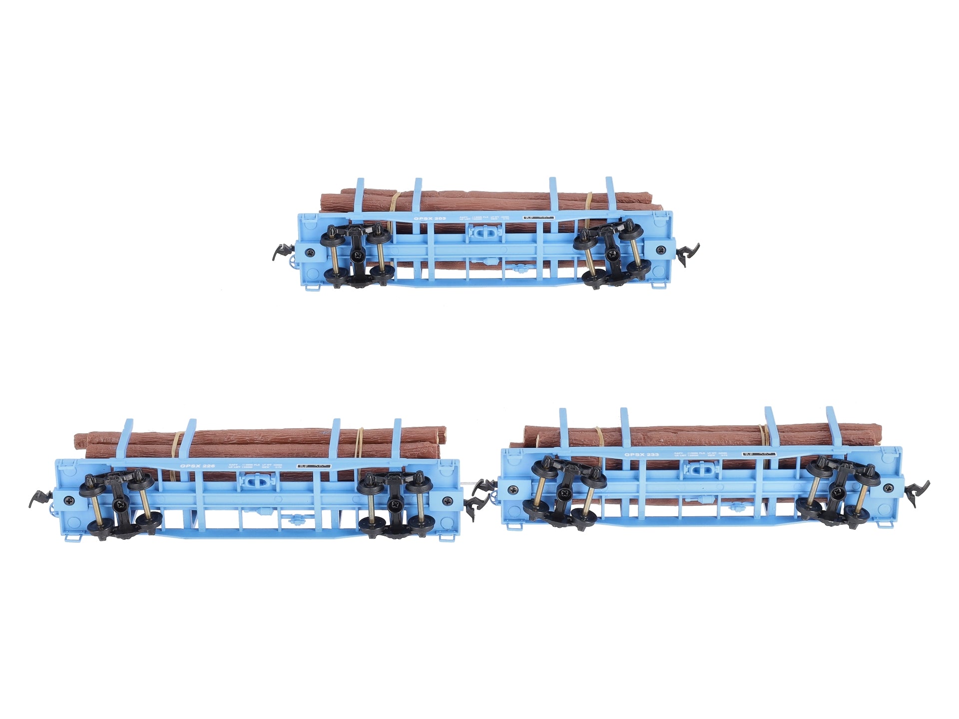 Walthers 932-34004 HO Georgia Pacific 45' Logging Flat Cars (Set of 3)
