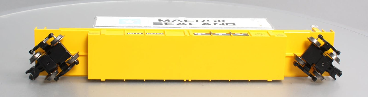 Menards O TTX Flat car w/ Containers #05224 - Custom EX