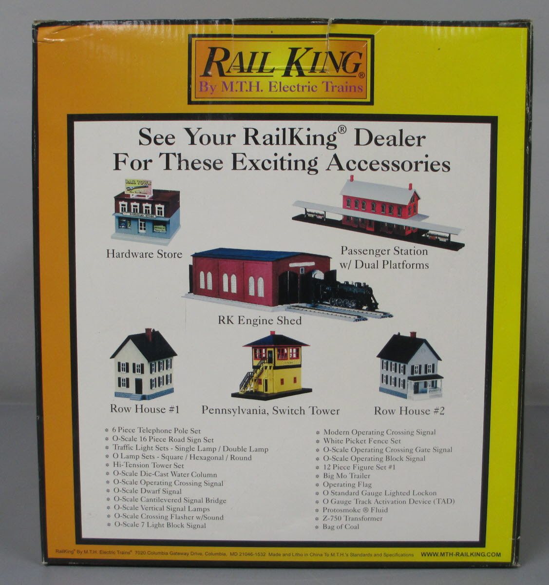 MTH 30-90155 Hubie Skriemen D.D.S. 3-Story City w/Fire Escape & Blinking Sign