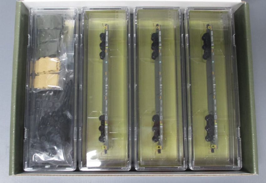 Micro-Trains 99301810 N DODX 68' Heavyduty Flatcar w/Humvees Loads (Set of 3)
