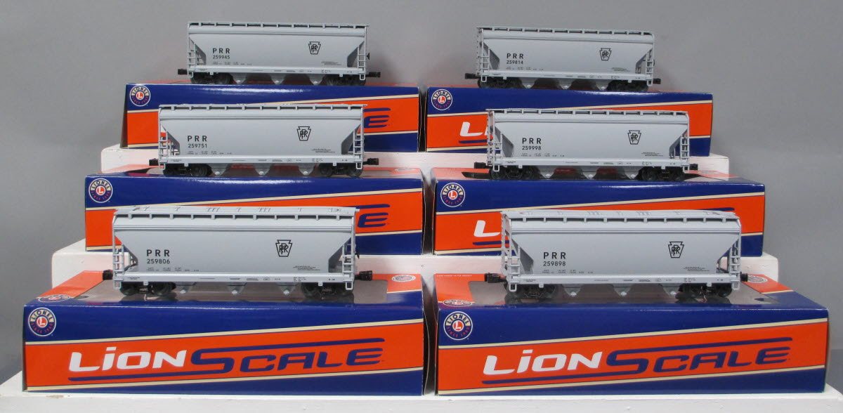 Lionel 318060 O Pennsylvania ACF 3-Bay Covered Hopper (Pack of 6)