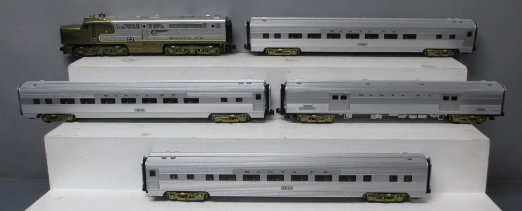 Lionel 1922040 O Gauge SF Gold Bonnet Legacy Diesel Train Set with Bluetooth