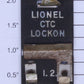 Lionel CTC O Gauge Rusty Track Power Lockon