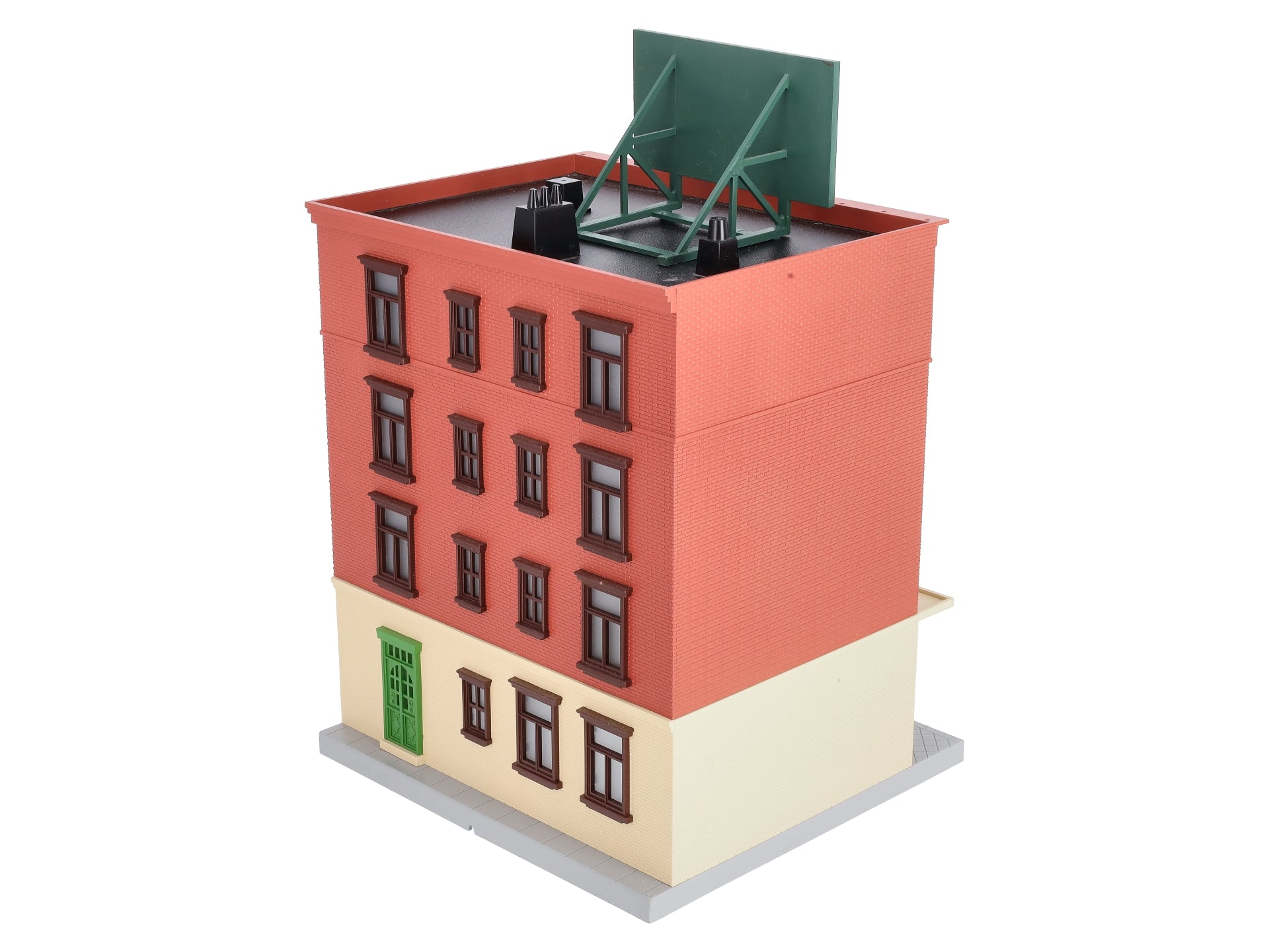 Custom MTH 30-90557 O 4-Story Building - Ditcher Quick & Hyde Divorce
