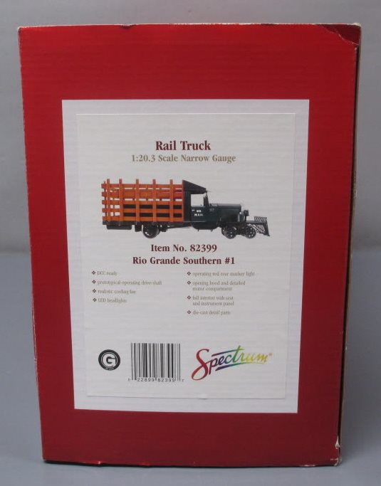 Bachmann 82399 G Rio Grande Southern Rail Truck #1 - DCC Ready