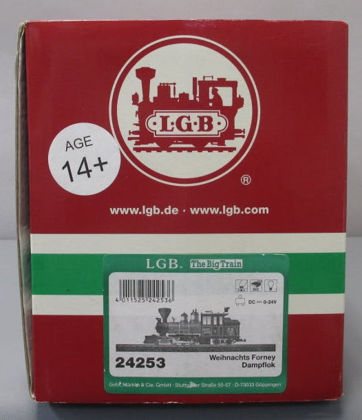 LGB 24253 Christmas 2-4-4T Forney-Type Steam Locomotive - DCC