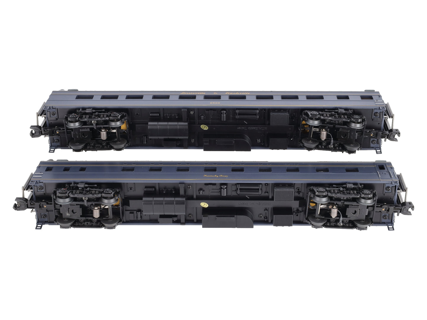 MTH 20-66111 O L&N 70' Streamlined Sleeper/Diner Passenger Car Set (Set of 2)