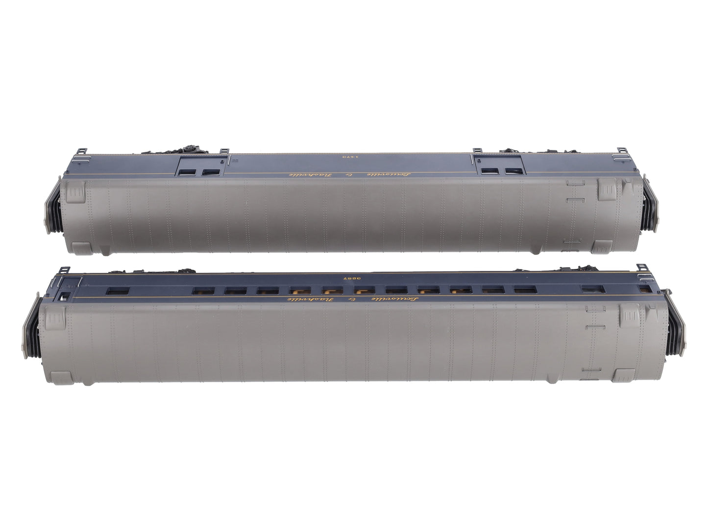 MTH 20-69111 O L&N 70' Streamlined Baggage/Coach Passenger Set (Set of 2)