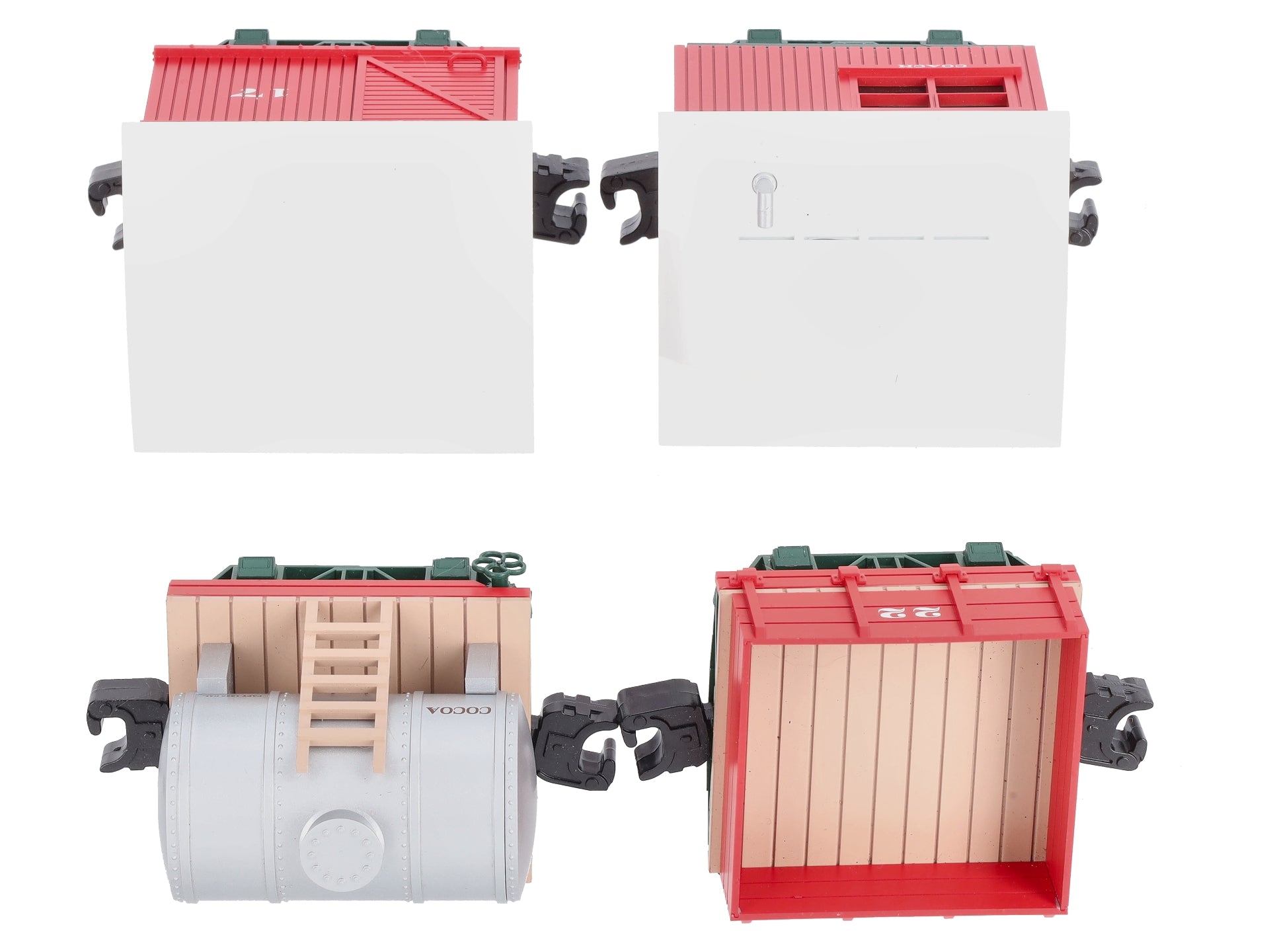 Lionel 6-84163 O Christmas Disconnect Car (4 Pack)