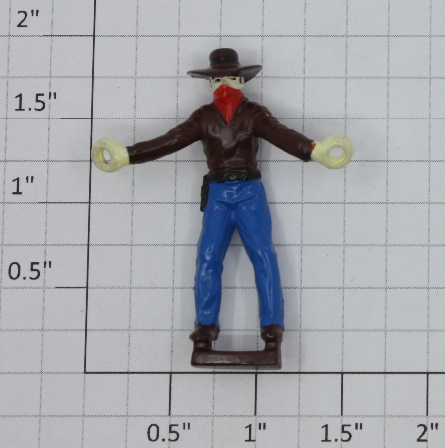 American Flyer 8467-41 Outlaw Figure Brown Hat