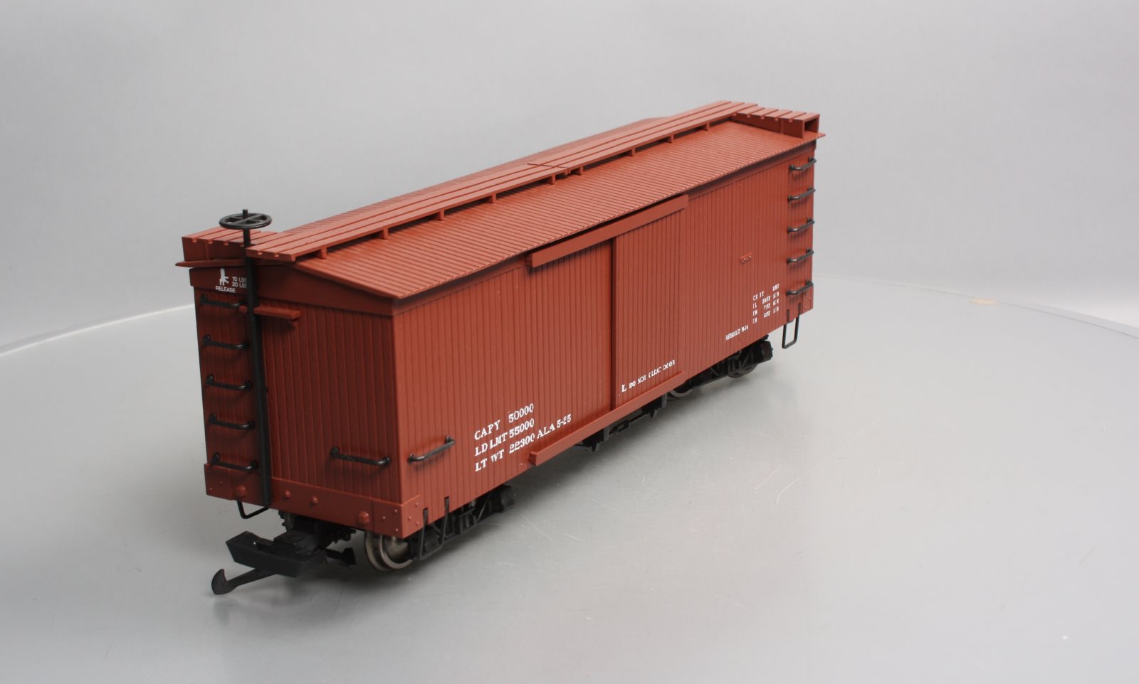 Bachmann 93302 G Data Only Mineral Red Box Car