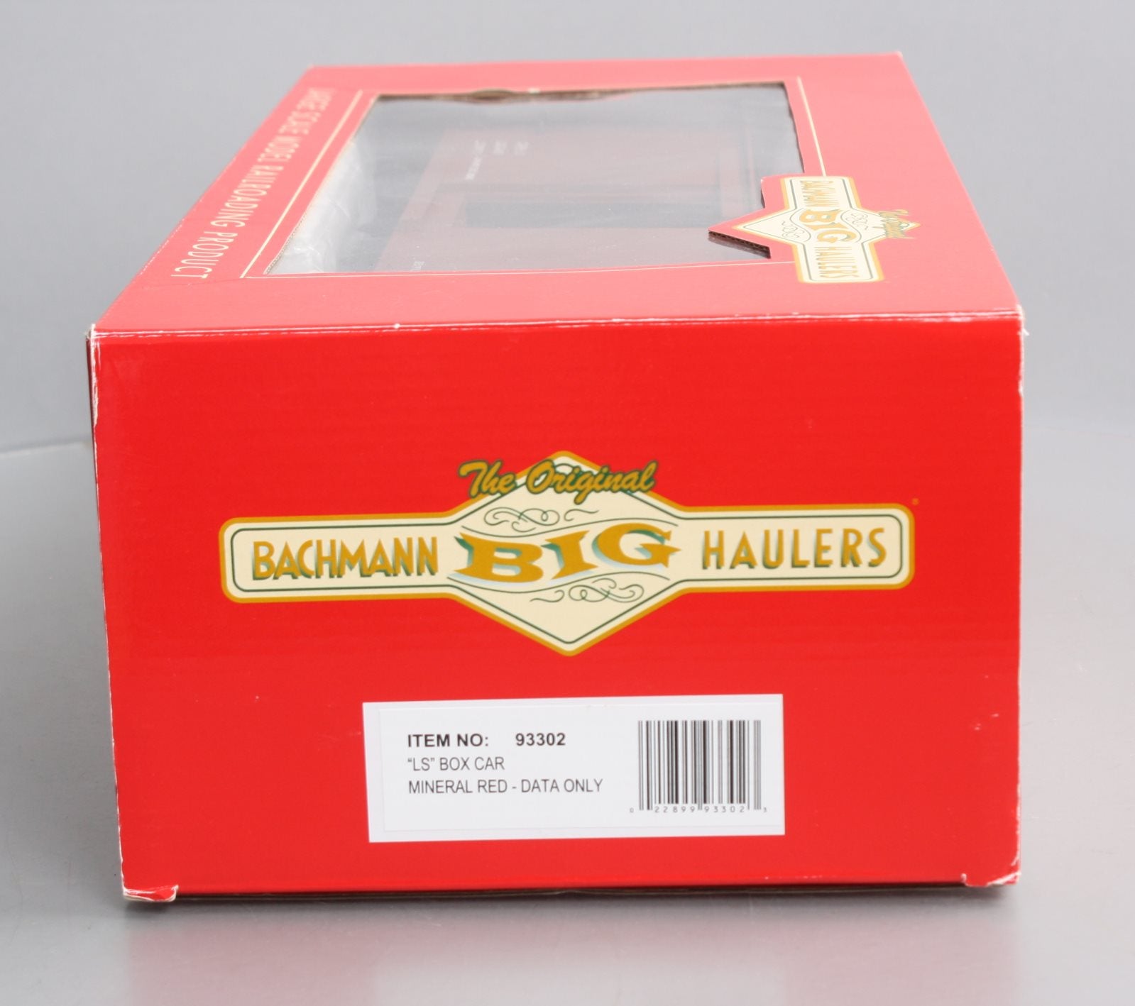 Bachmann 93302 G Data Only Mineral Red Box Car