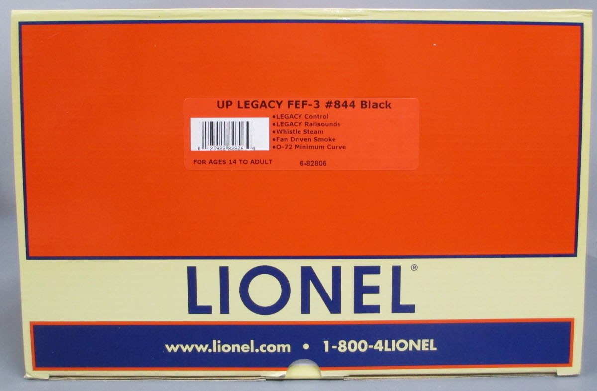 Lionel 682806 O Union Pacific FEF-3 Steam Locomotive #844