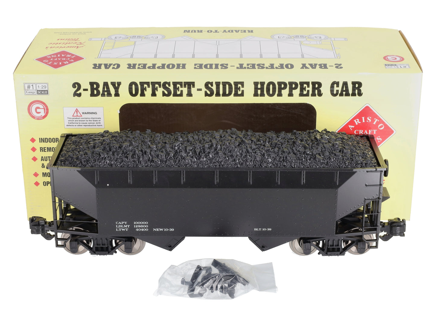 Aristo-Craft 41800 Undecorated 2-Bay Coal Hopper