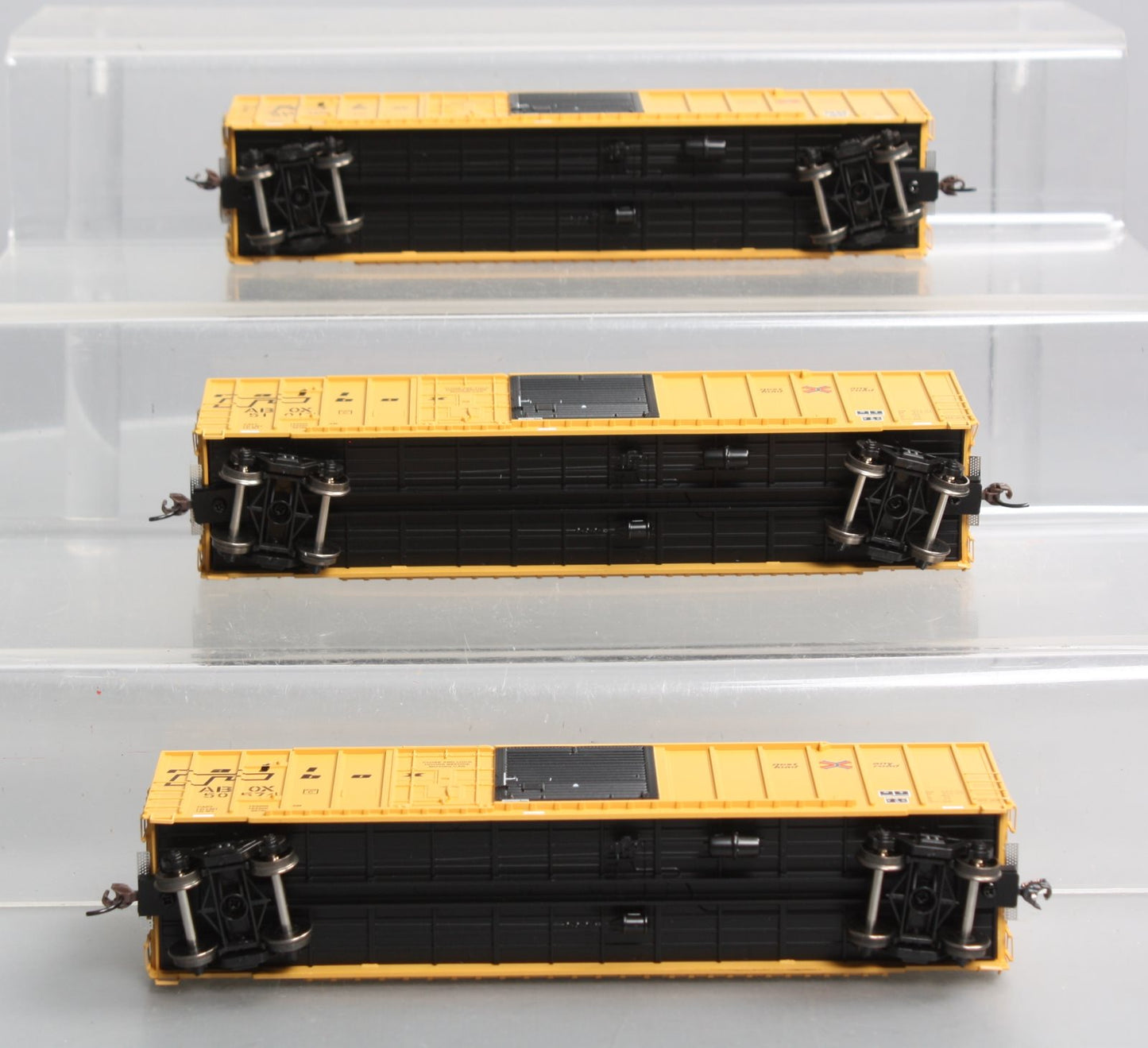 Athearn 71007 HO RailBox/Late 50' FMC Ex-Post Combo Door Boxcar (Set of 3)