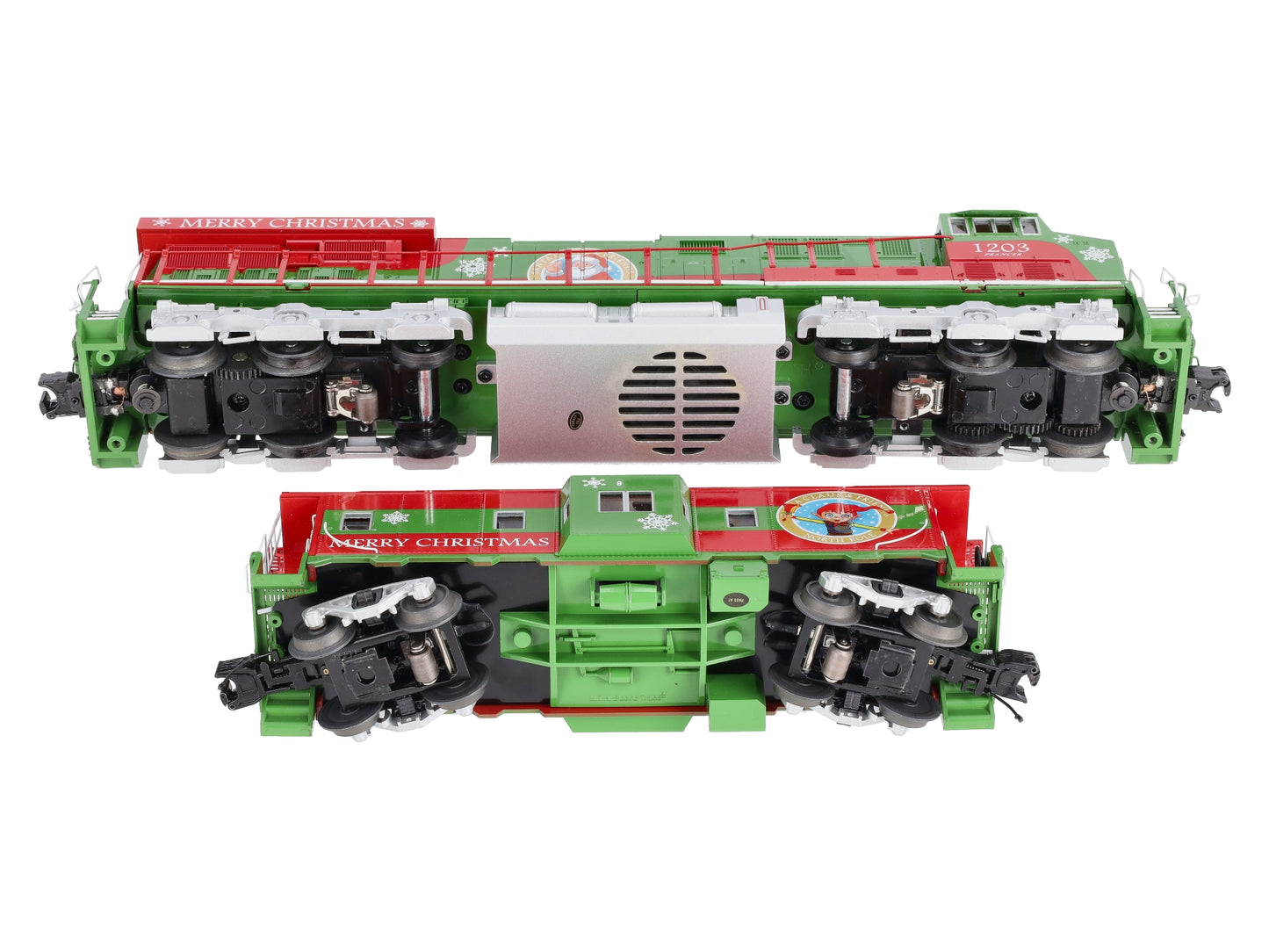 MTH 30-20523-1 Christmas ES44AC O Gauge Diesel Freight Train Set w/PS 3.0
