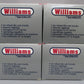 Williams 43451 B&O 60 Ft. Madison Passenger Car Car (Pack of 4)