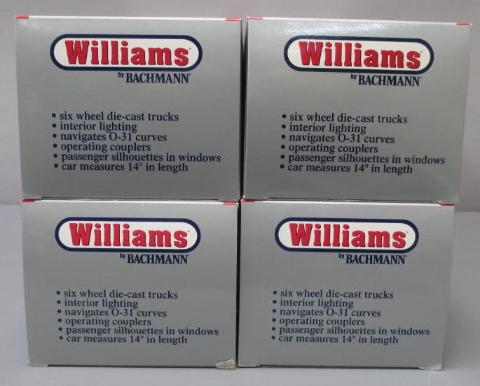 Williams 43451 B&O 60 Ft. Madison Passenger Car Car (Pack of 4)