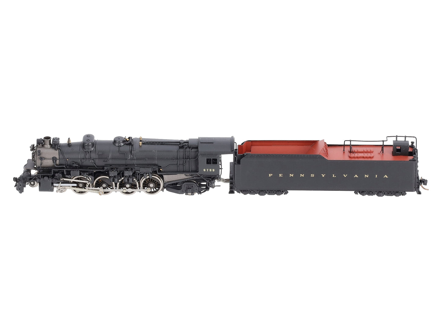 Key Imports 110  N Scale BRASS 4-8-2 PRR M1a Steam Locomotive & Tender EX/Box